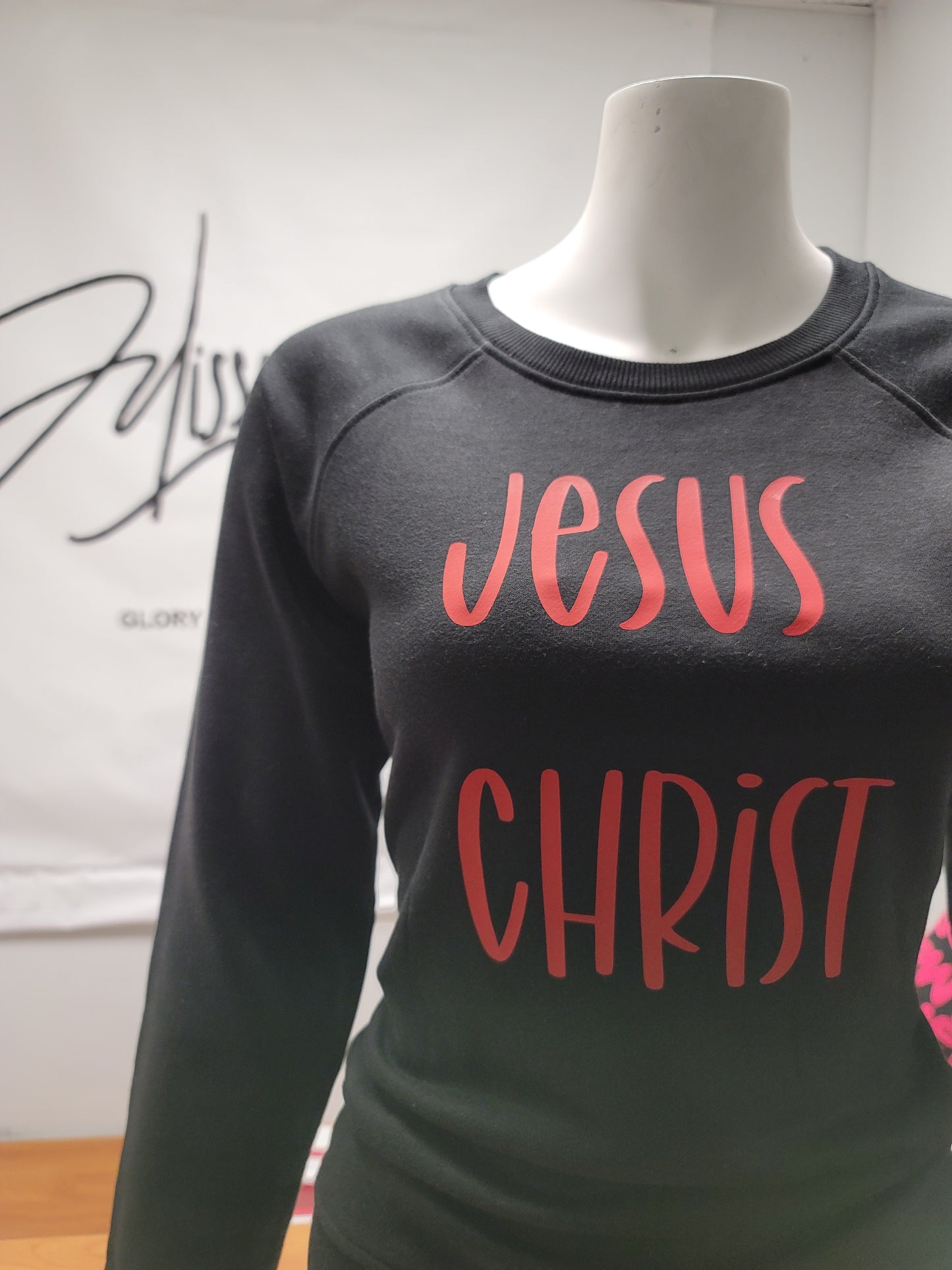 Jesus Christ crew neck sweater