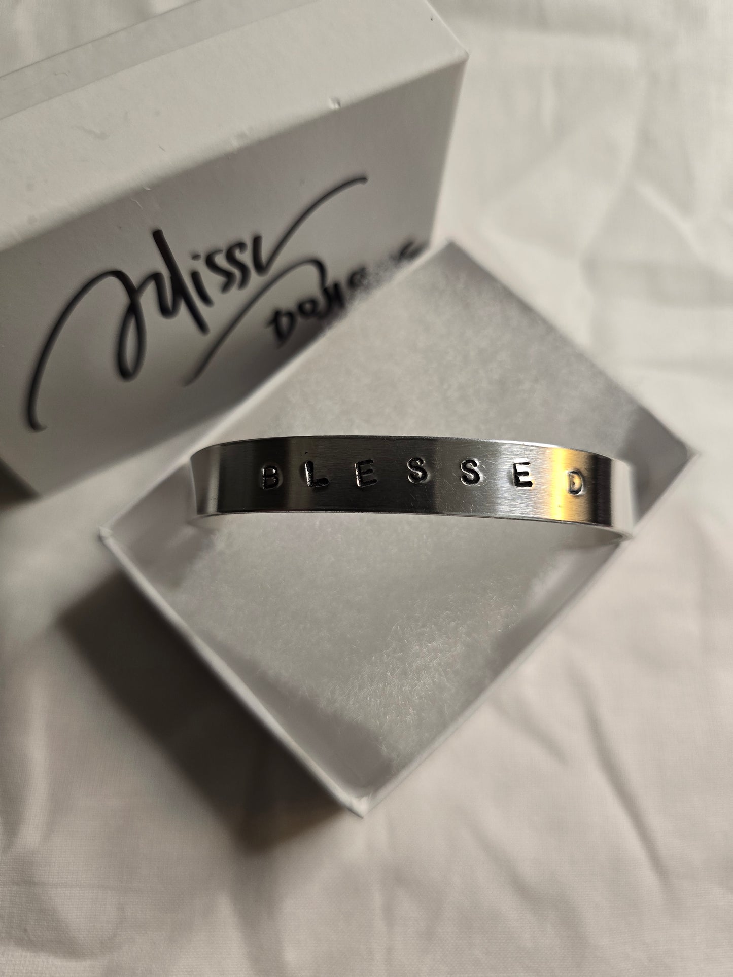 Blessed metal bracelet