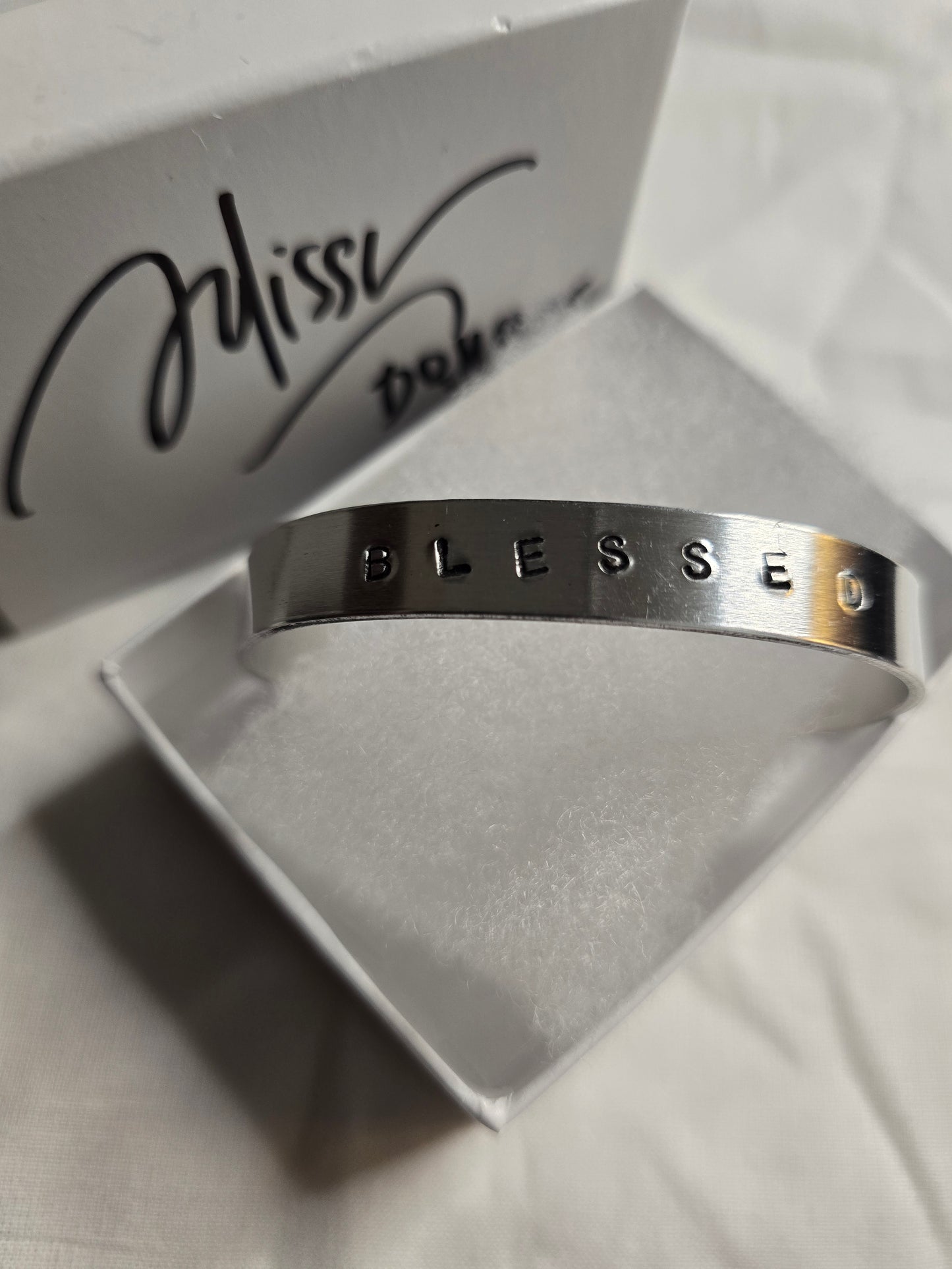 Blessed metal bracelet