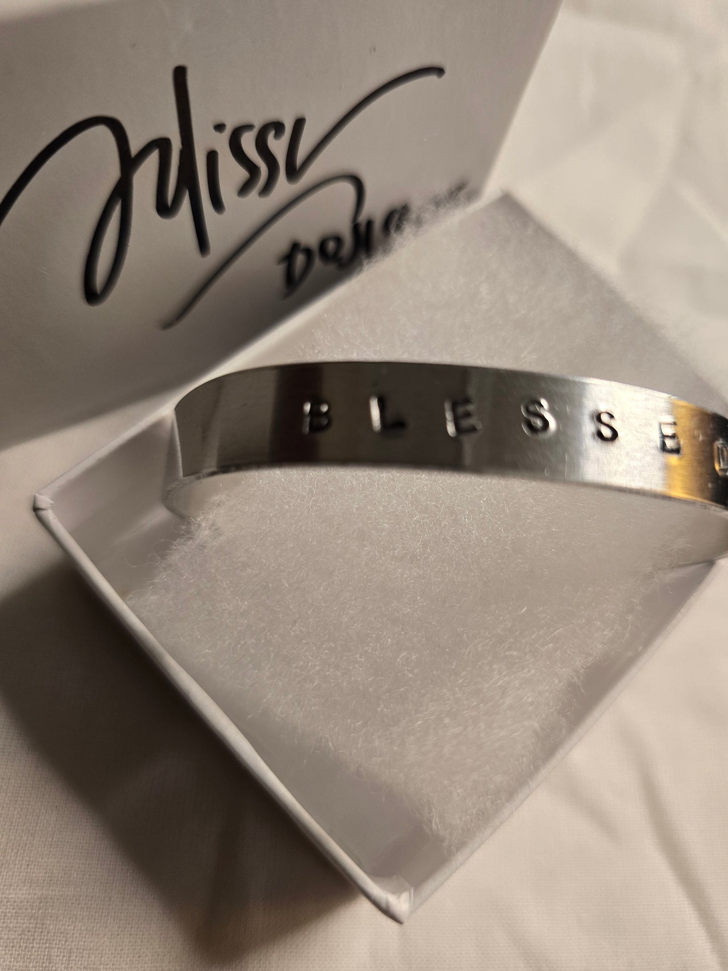 Blessed metal bracelet