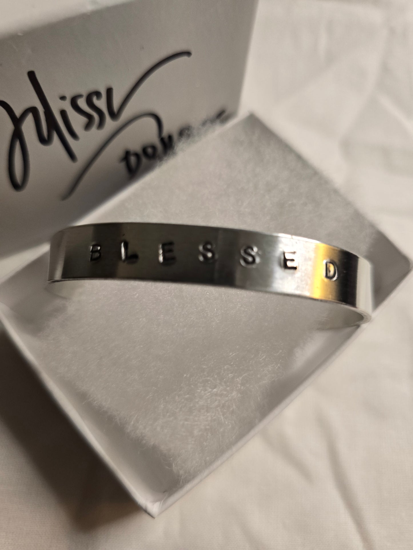 Blessed metal bracelet