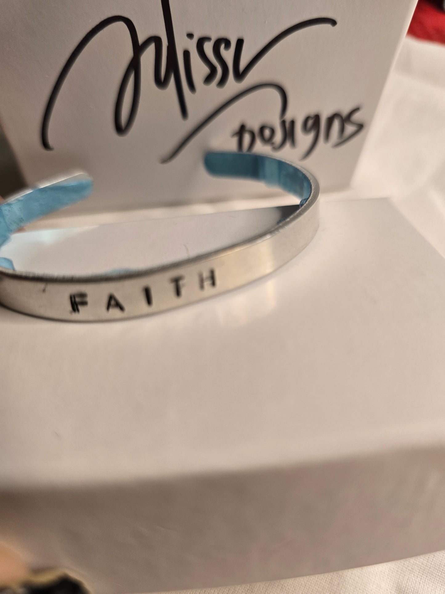 Faith metal bracelet