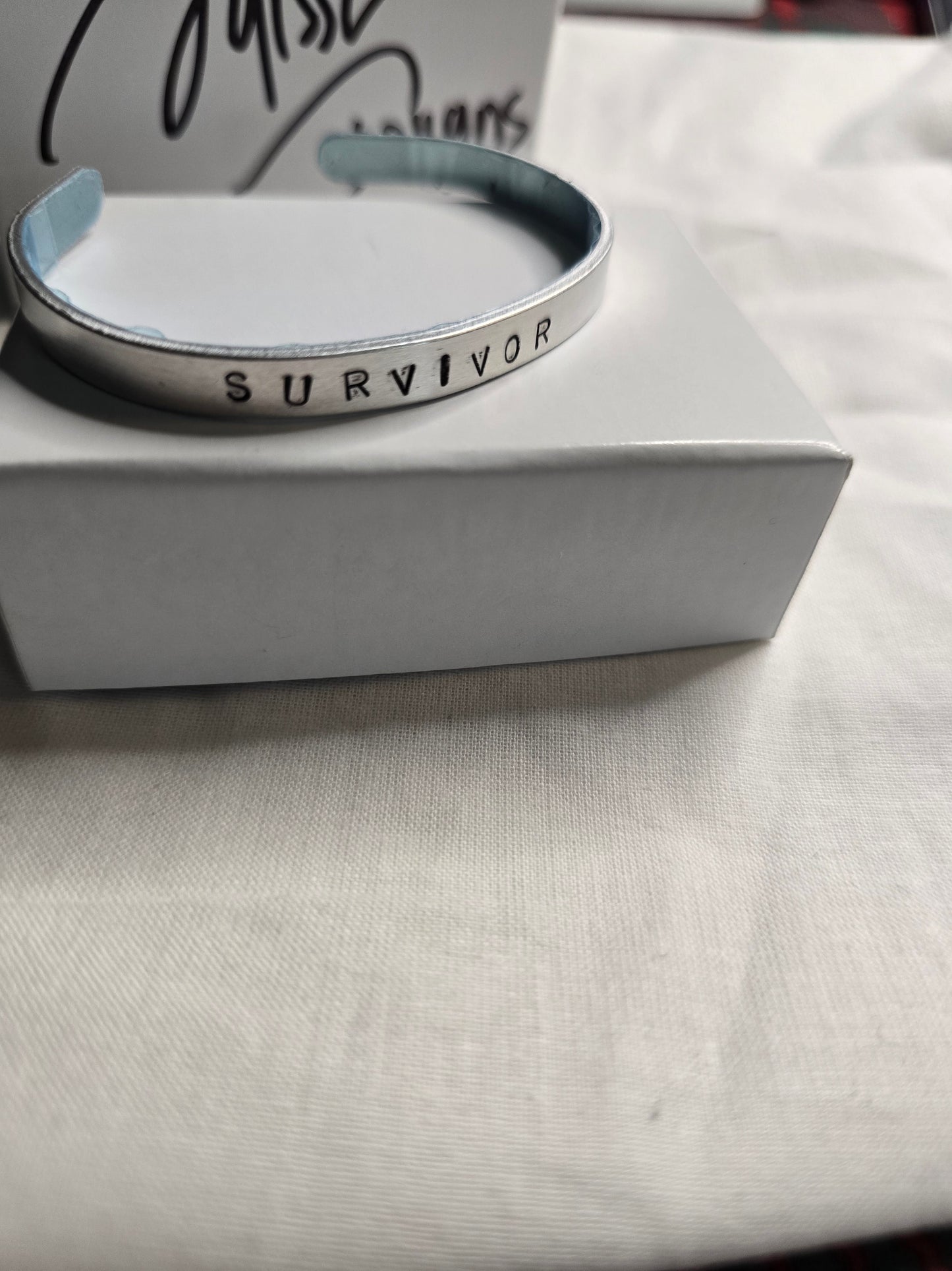Survivor metal bracelet
