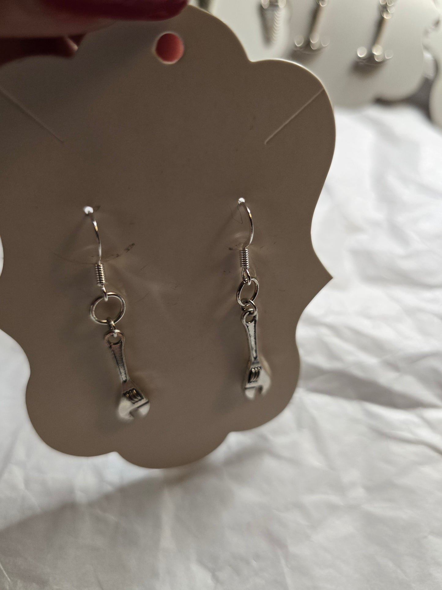 Wrench earrings