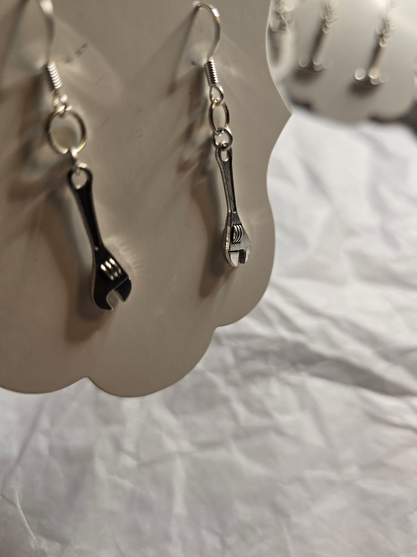 Wrench earrings