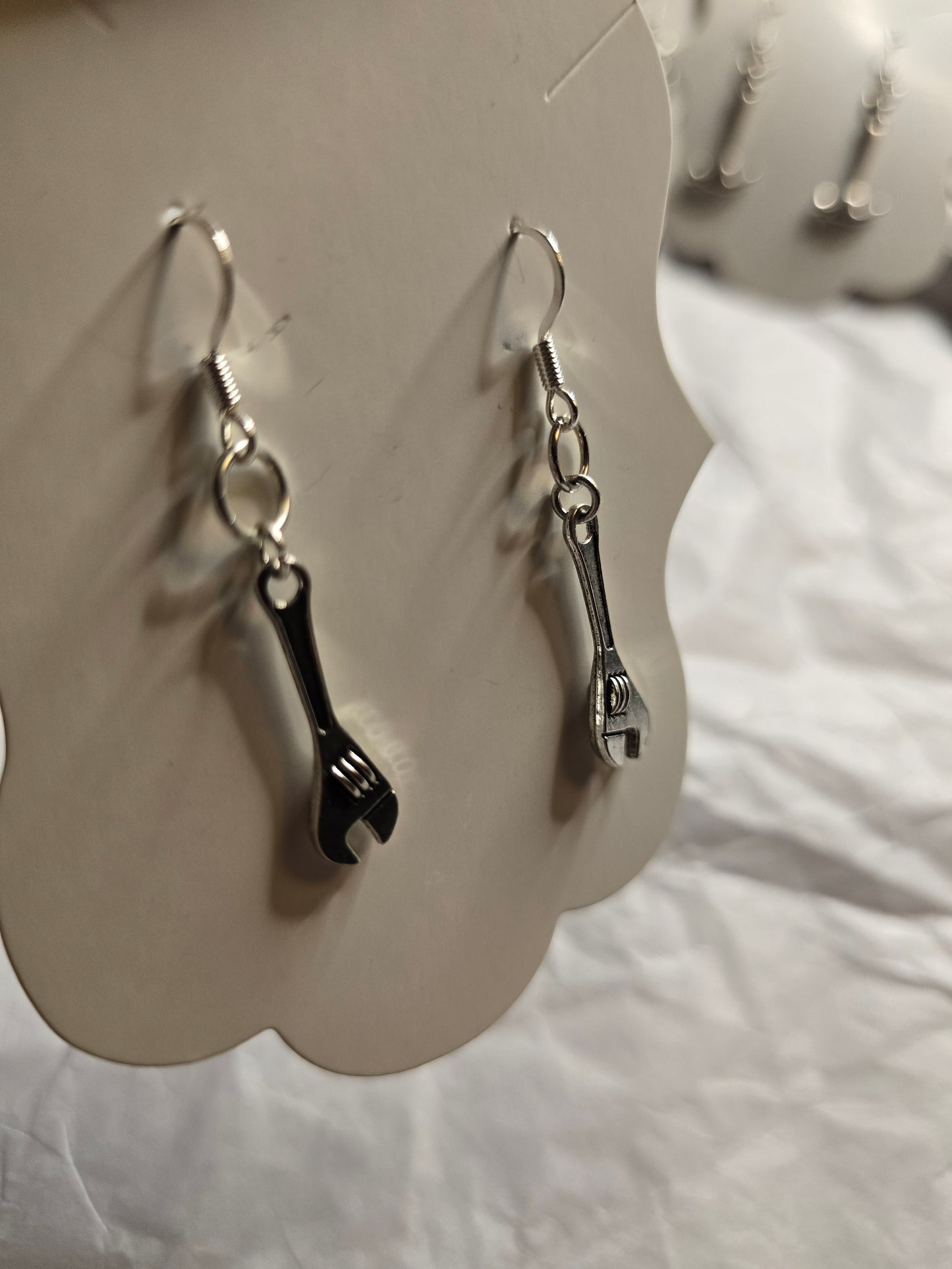 Wrench earrings