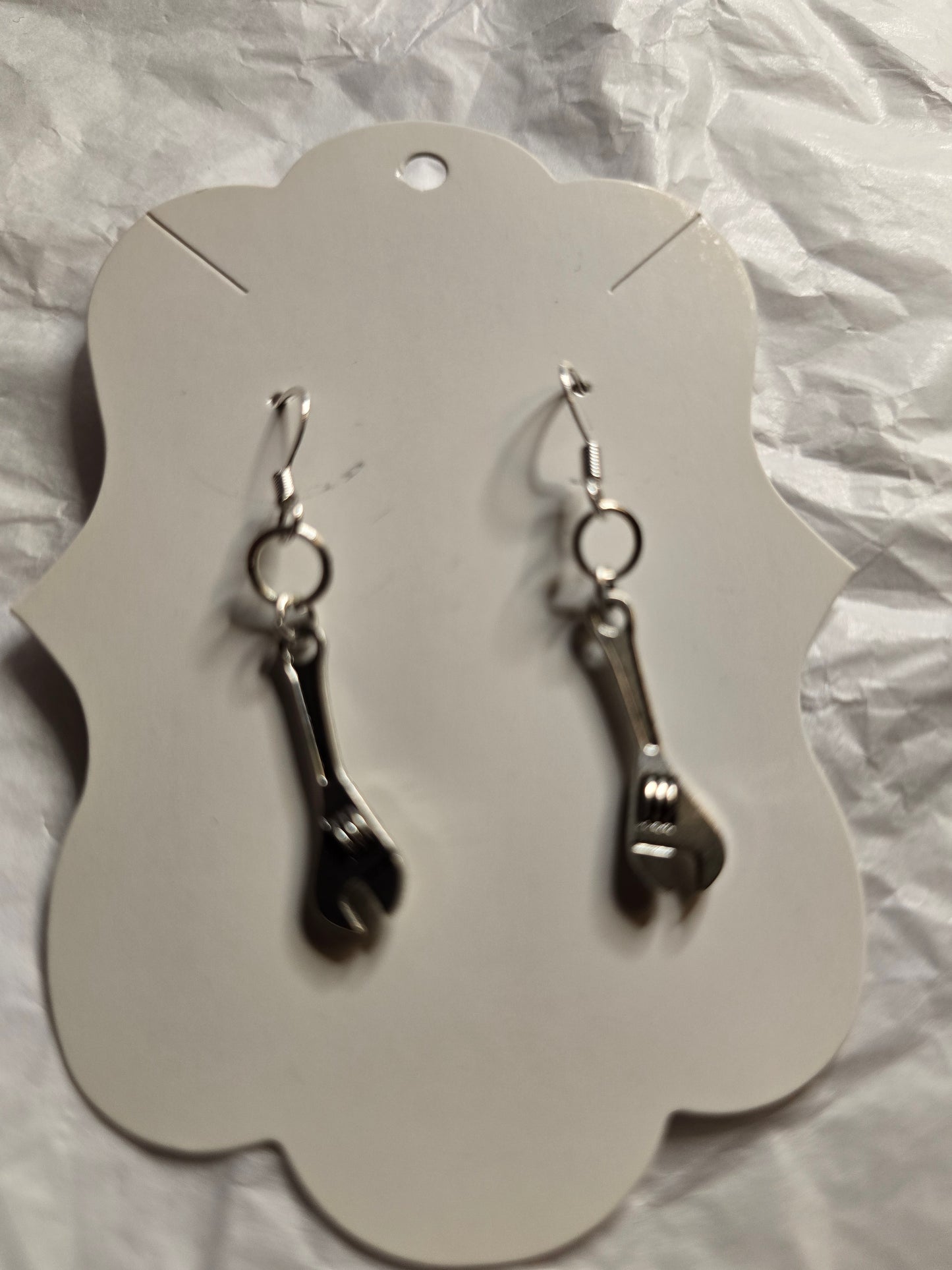 Wrench earrings