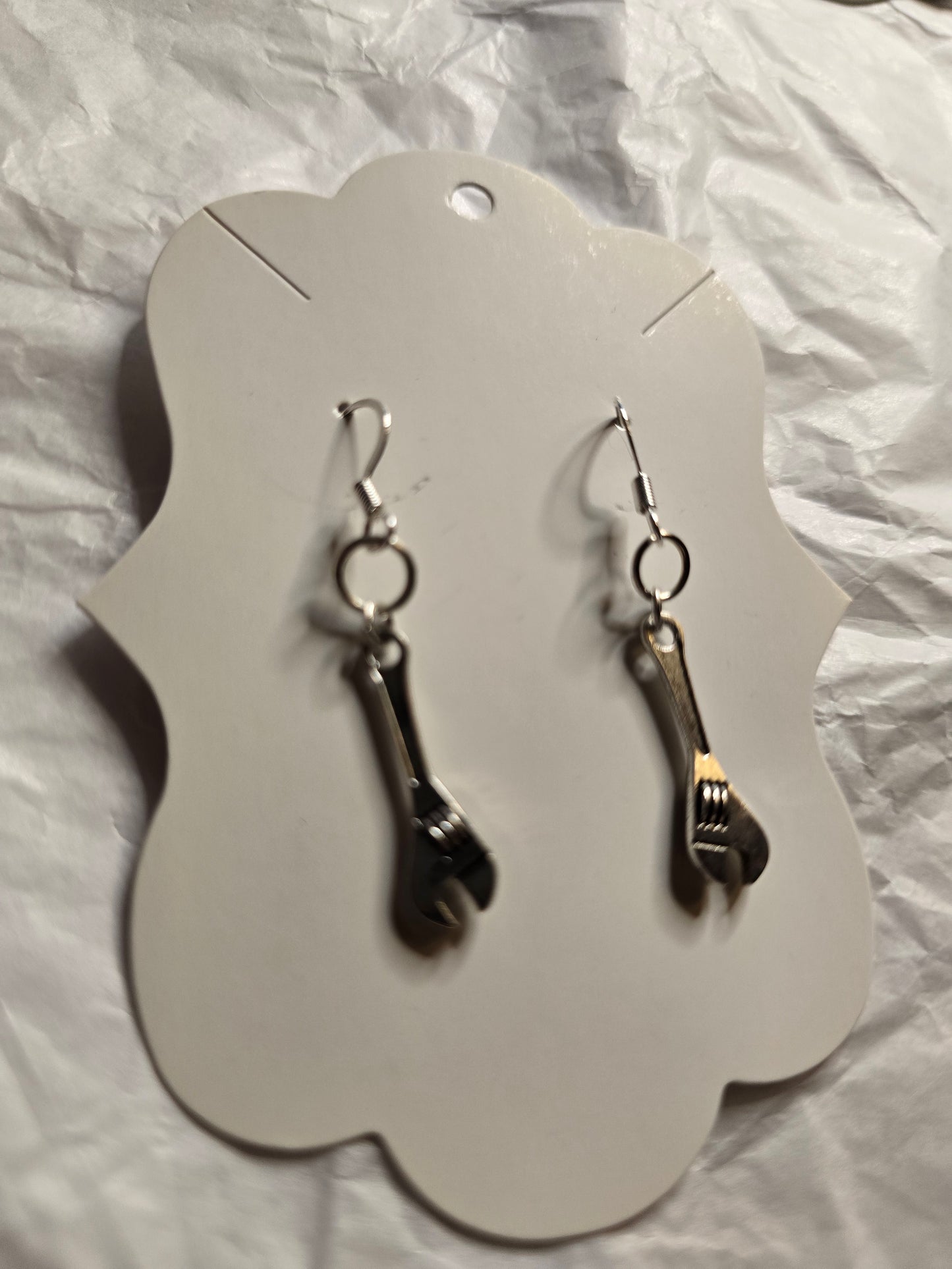 Wrench earrings