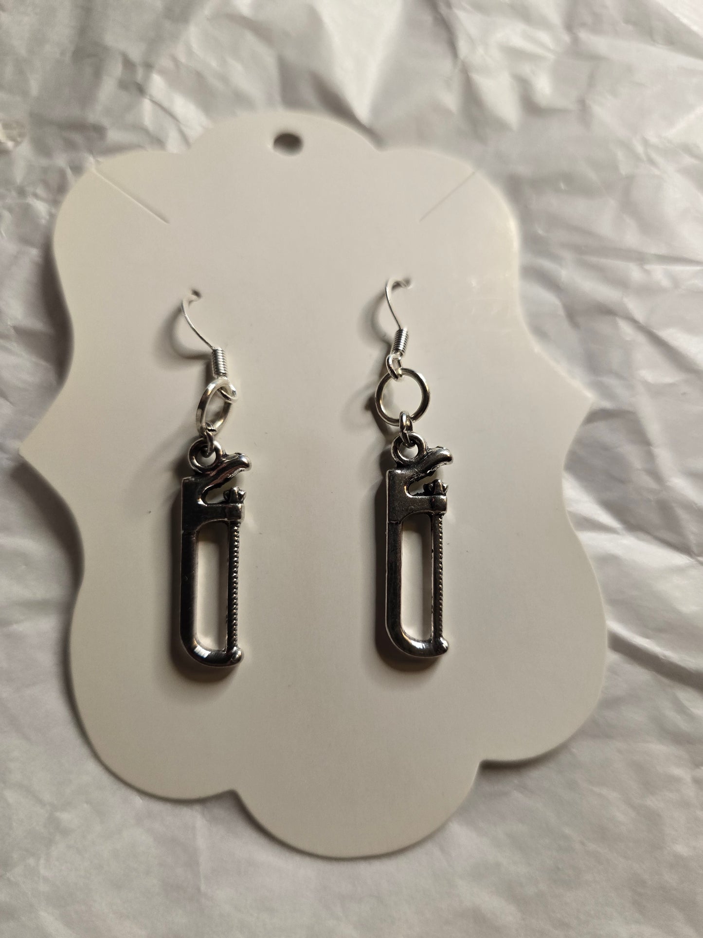 Carpenter's tool earrings- clamp