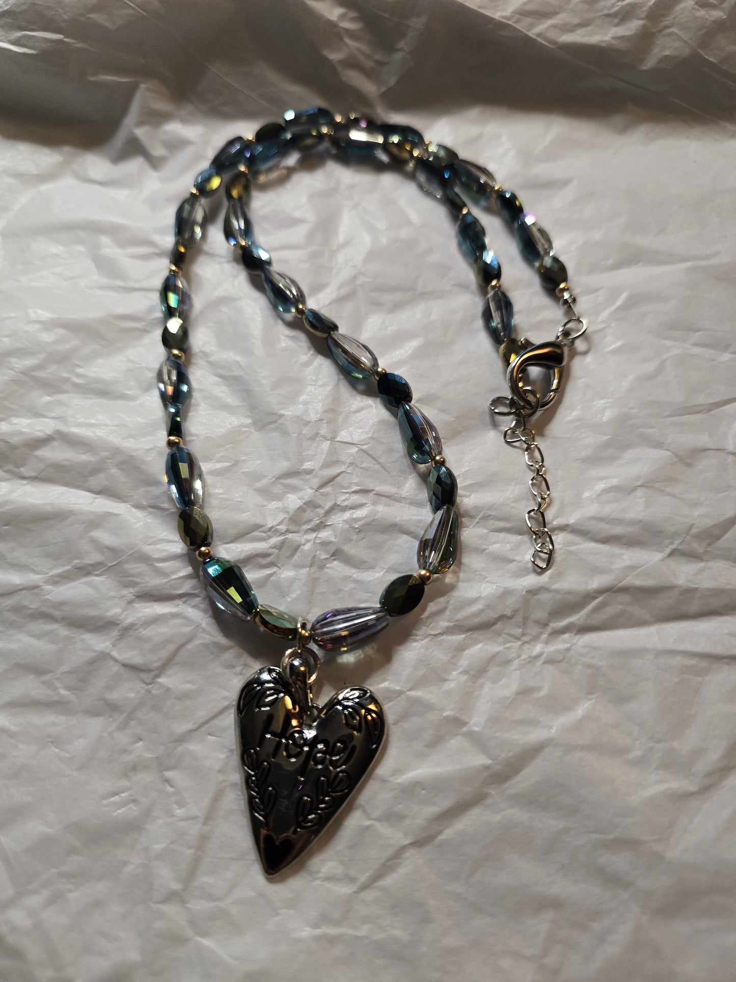 Hope beaded necklace