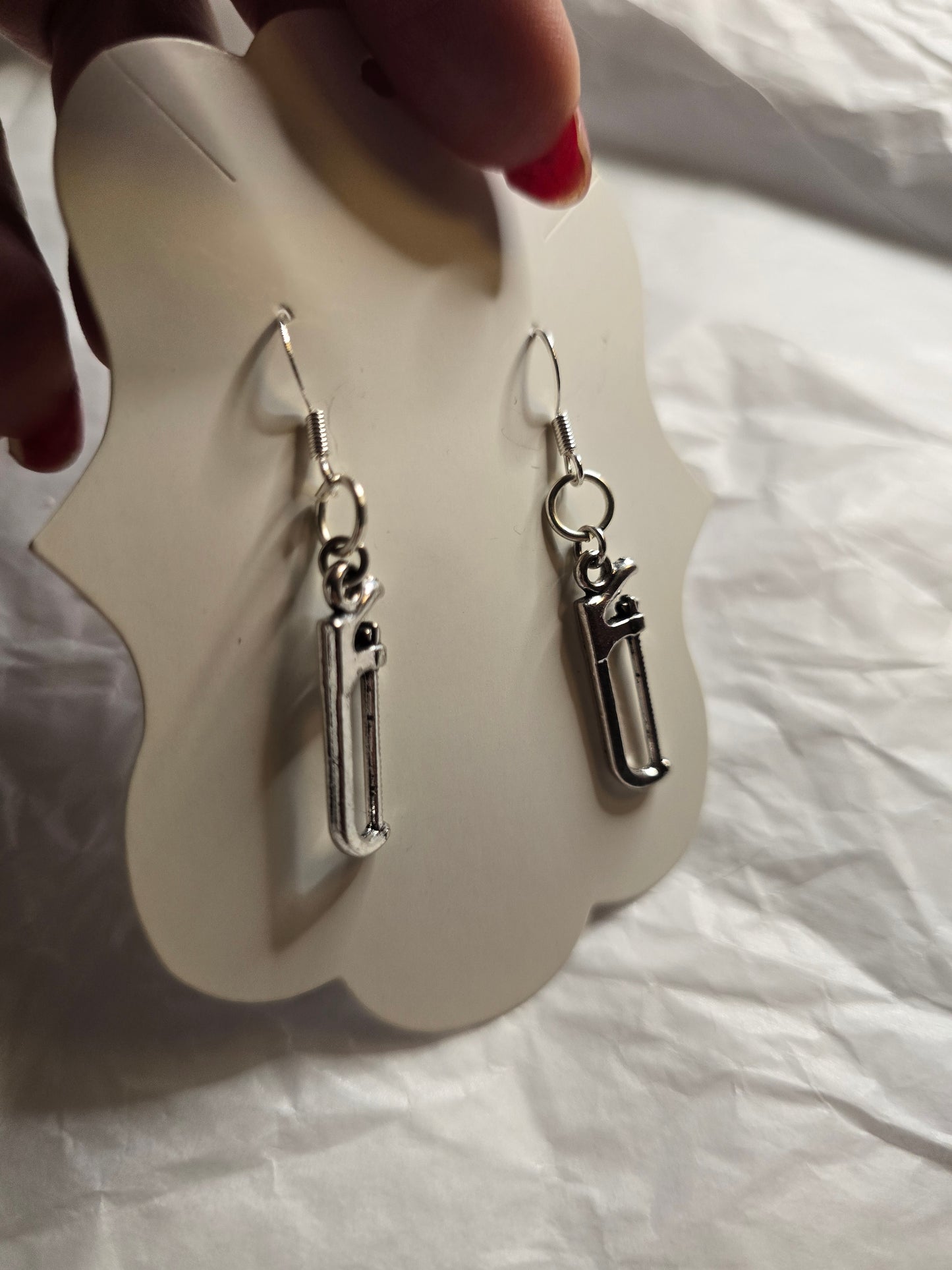 Carpenter's tool earrings- clamp