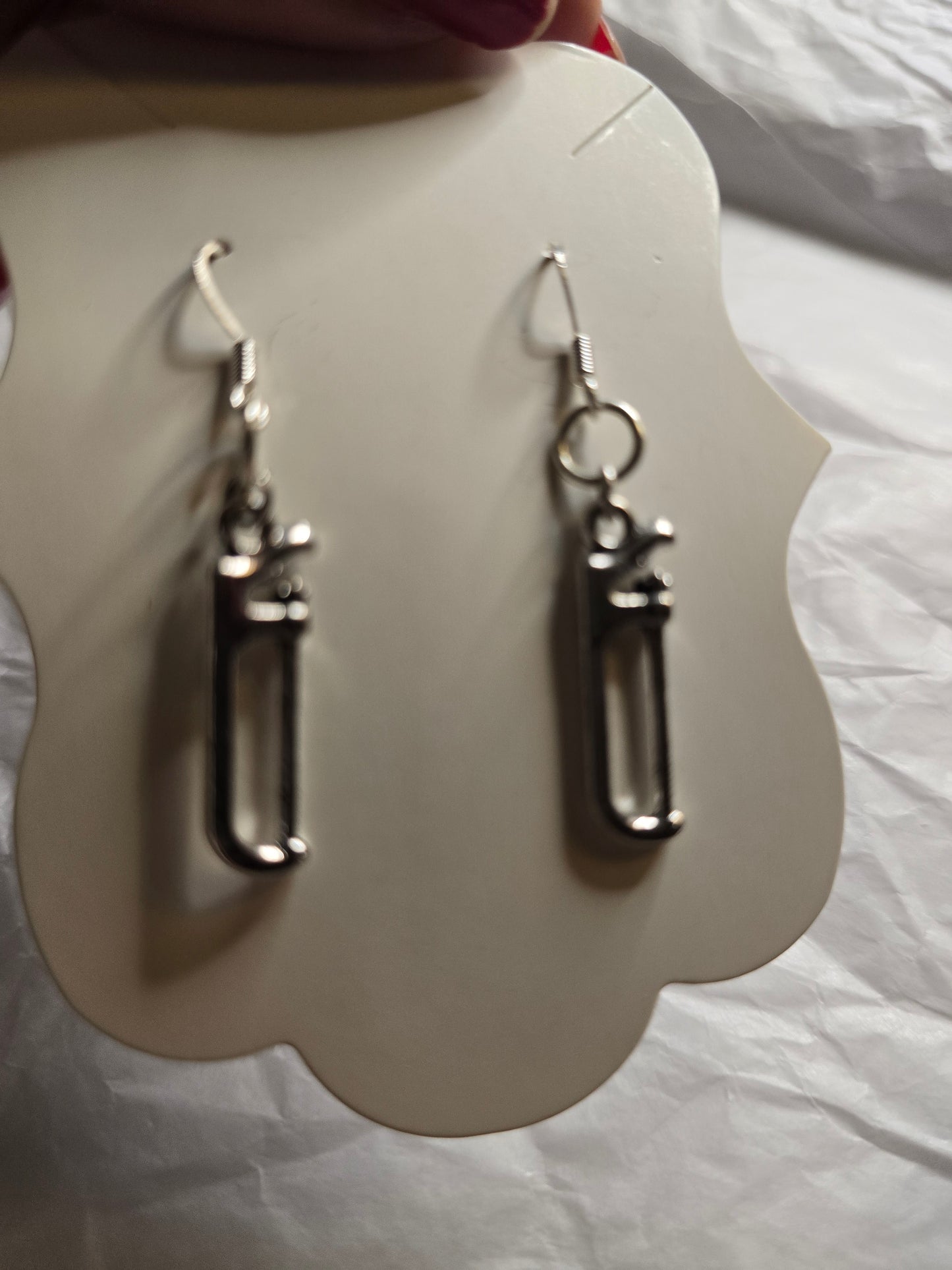 Carpenter's tool earrings- clamp