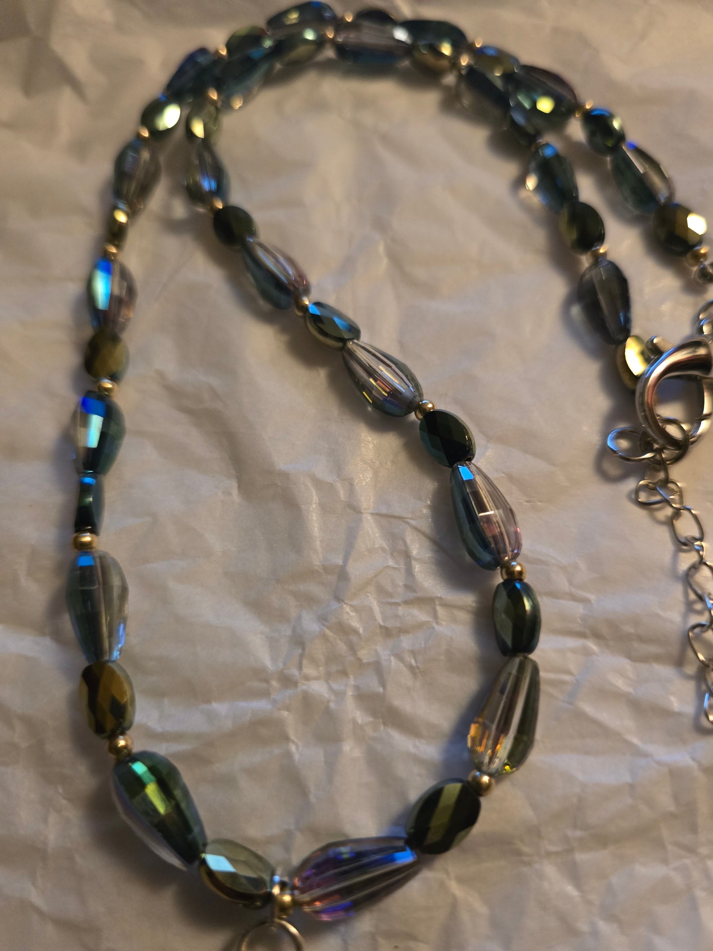 Hope beaded necklace