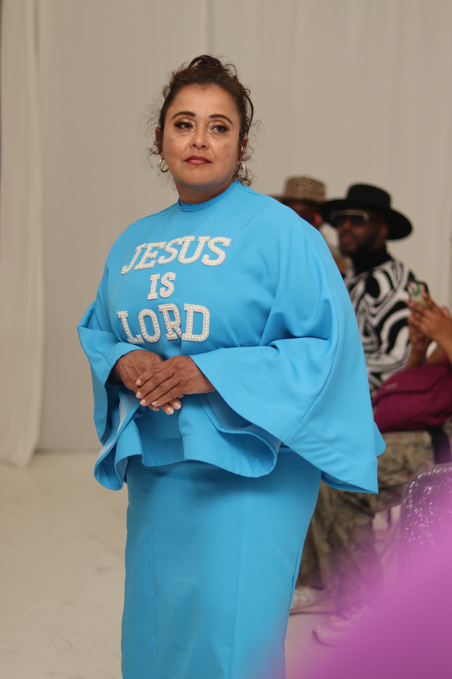 Jesus is Lord blue ensemble by JulissaDesigns